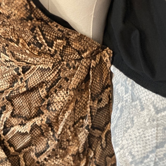 NWT Zara New Snake Skin Belted Women's Dress Size XS - Picture 7 of 16